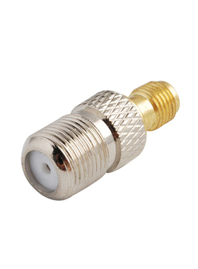 2Pcs F Female to SMA Jack Glodplate RF Electrical Wire Termi