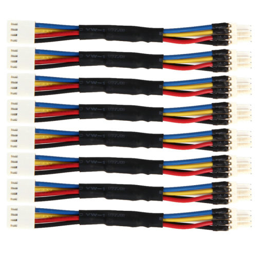 8pcs Fan Resistor Cables PC Cooling Fan Reduce 4 Pin Power R