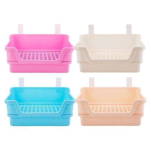 Rabbit Litter Box Toilet Potty Trainer Pet Pan Guinea Pig
