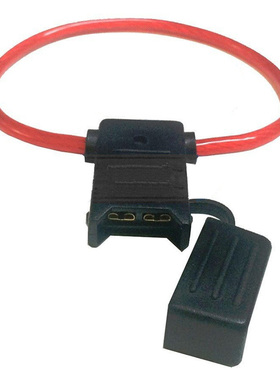 2 PACK 8 GAUGE COPPER ATC SEE THROUGH INLINE FUSE HOLDER