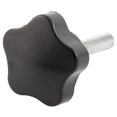 M8 x 35mm Male Thread Screw On Type Star Head Clamping Knob