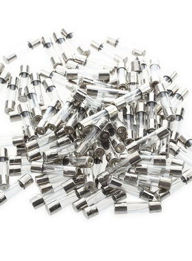 100 Pcs 250 Volts 6Amp Fast Blow Type Glass Tube Fuses 5 x 2