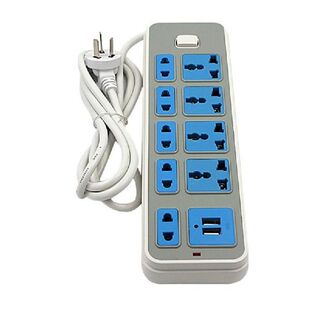 Power Strip Surge Protector With 9 Outlets And 2 USB Ports