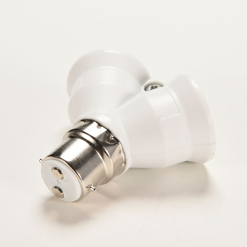 B22 To E27 Adapter Converter Socket LED Y Shape Light Lamp B