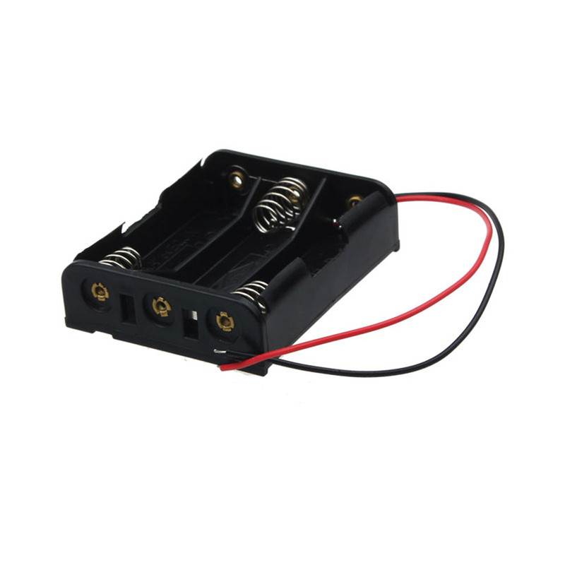 AA Power Battery Storage Case Box Holder With 3 Slots