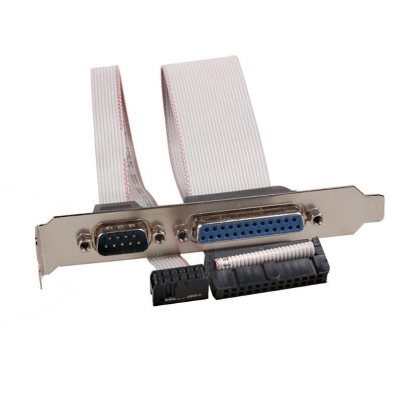 PCI Slot Header Serial DB9 Pin COM with Parallel DB25 Pin LP