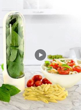 3Pcs Premium Herb Keeper And Herb Storage Container Keeps