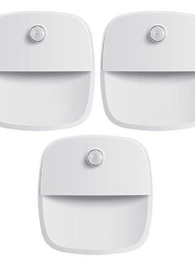 3pcs Indoor Corridor Hallway Cordless Bedroom Kitchen Led