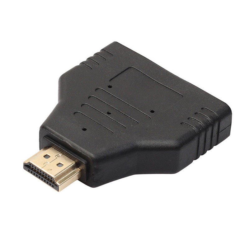 hdmi male to hdmi female 1 to 2 way splitter adapter for hd
