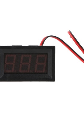DC 4.5-120V Red/Green LED Display Voltmeter Mini Meter Volt