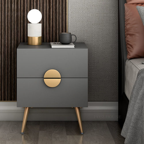 Nordic Storage Nightstand Minimalist Modern Creative Side
