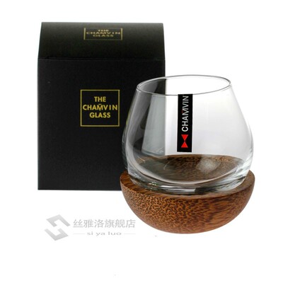 Slow Roll Whisky  Rock Fund Wine Glass Japanese Style Wooden