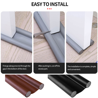 2Pcs/Set  Under Door Stopper Home Dorm Bedroom Sound Proof