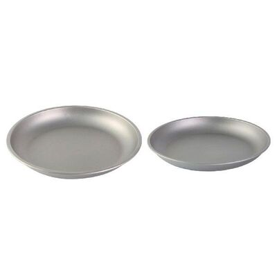 Ultralight Titanium Plate Frying Pan Tableware for Picnic