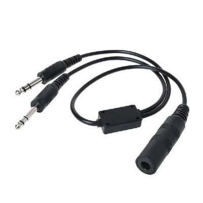Replaced Helicopter to General Aviation Headset Adapter