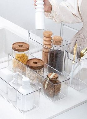 Multi-Function Hanging Storage Box Transparent Condiments