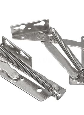 2x 80 degree Sprung Hinges Door Lift Up Stay Flap Top Suppor
