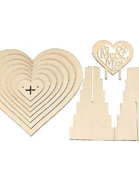 Wooden Crafts Fashion Love Heart Shaped Chocolate Frame