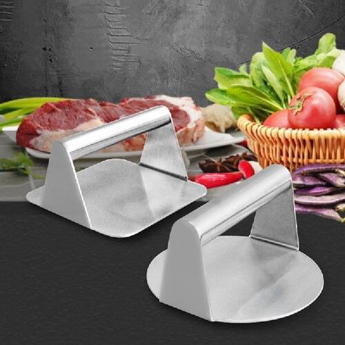 Barbecue Meat Press Non-Stick Stainless Steel Grill Press