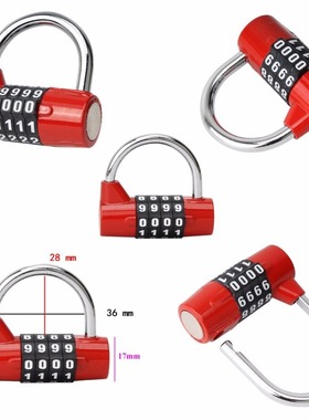 4 Digit Combination Travel Bag Luggage Suitcase Security Loc