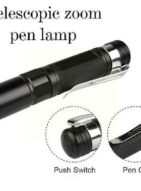 Mini Portable Penlight 2000LM LED Flashlight Torch Pocket