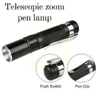 Mini Portable Penlight 2000LM LED Flashlight Torch Pocket