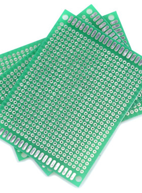 6X8cm 6*8cm Double Side Prototype pcb Breadboard , 2.54mm Gl