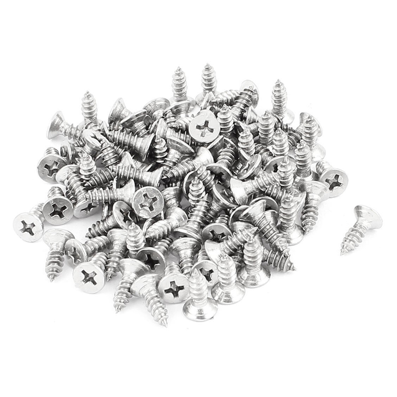 4.2mm x 13mm Flat Head Phillips Self Tapping Screw Fasteners