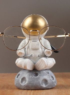 Astronaut Glasses Holder Resin Eyeglasses Display Stand Craf