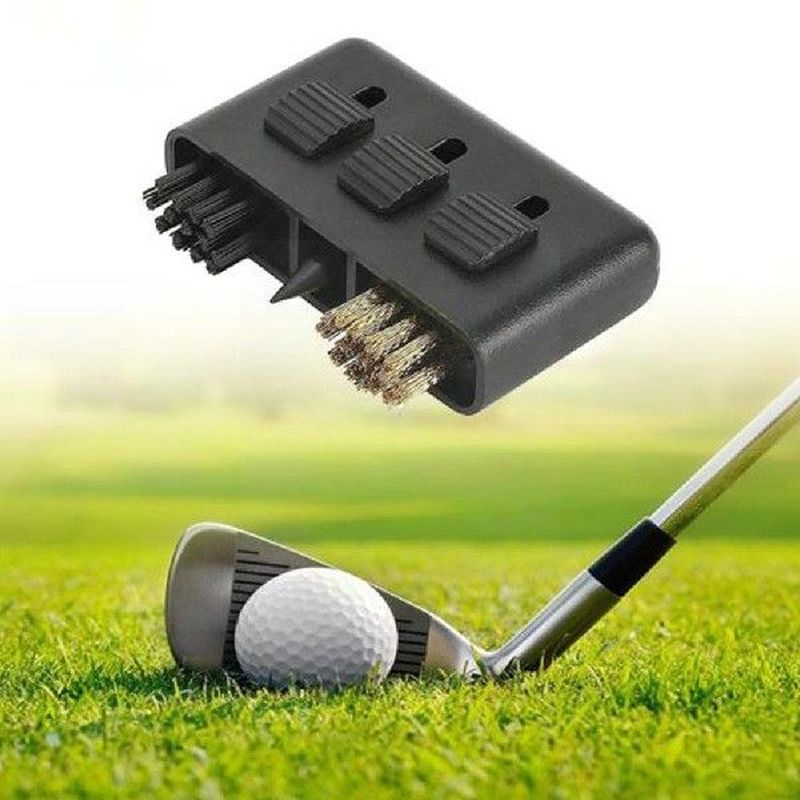 3-in-1 Golf Club Groove Putter Wedge Ball Cleaning Golfer