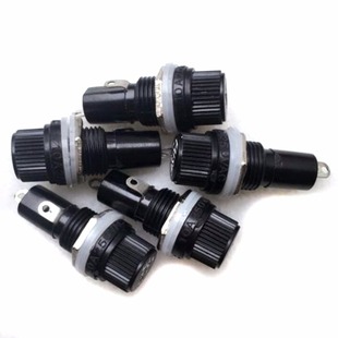 10A 5x20mm Holder Cap Glas Mount 10pcs Panel 250V Fuse Screw