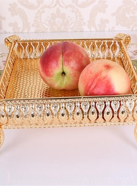 Hot Home Drinks Tray Creative Vintage Fruit Plate Table