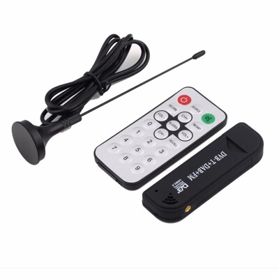 Promotion RTL2832U+R820T TV Tuner Receiver with antenna for