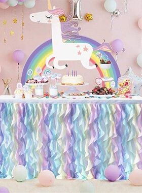 Table Skirt Tulle Table Skirt for Wedding Decoration Baby