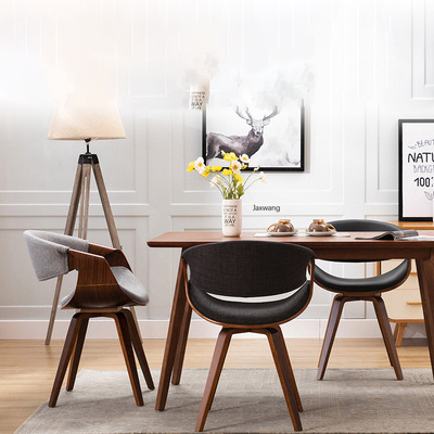 Nordic Dining Chairs Minimalist Modern Home Furniture Solid