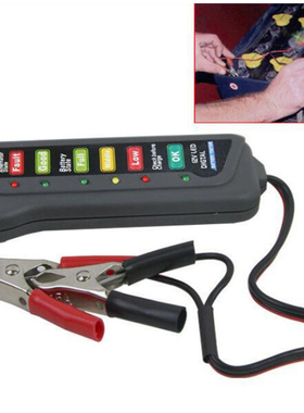 LED Battery Alternator Tester Battery Tester Battery Level M
