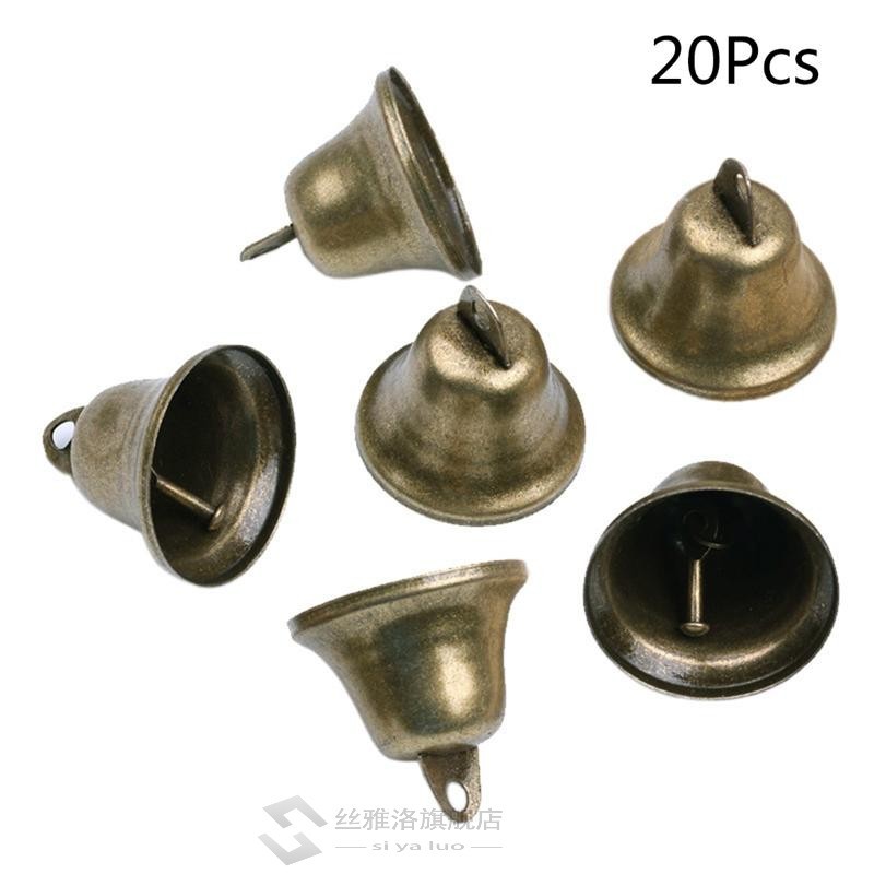 15/20/35pcs Vintage Bronze Bell Jingle Bells for Dog Potty T