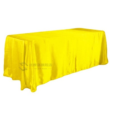 145x320cm White/Black Tablecloths Table Cover Rectangular Sa