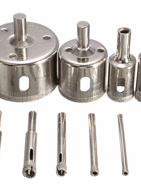 10Pcs Hole Saw 3-50mm Drill Bit Saw Set Tile Ceramic Marble