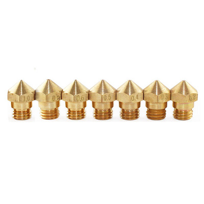 3D Printer M7 thread MK10 Nozzles for 1.75MM filament Wanhao