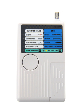 4 in 1 RJ11 RJ45 USB BNC LAN Ethernet Phone Cable Tester