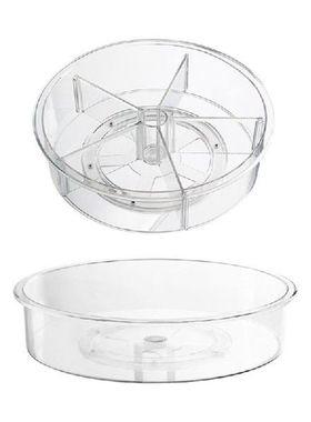 Round Turntable Spining Organization Clear Acrylic Rotating