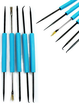 Components Grinding Cleaning Repairing Tools 6pcs Steel Assi