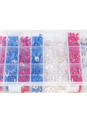 1000Pcs Female & Male Spade Insulated Connectors Crimp E