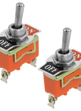 AC 250V 15A SPST 2 Position On/OFF Toggle Switch 2 Pcs