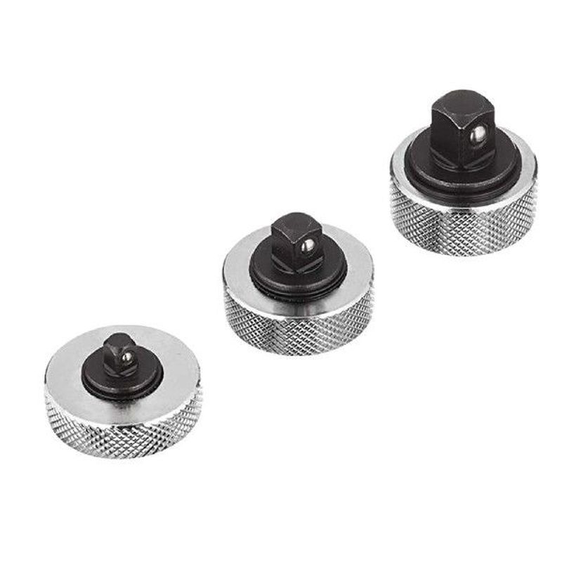 3pcs Knurled Grip Mini Ratchet Socket Wrench Easy Removal