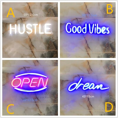 Wall Hanging LED Neon Light Sign Cool Lights Art Wall Bar Ho