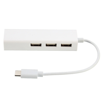 3 port Type-C USB 3.Fast Ethernet +USB 2.0 HUB 10 /100MB RJ4