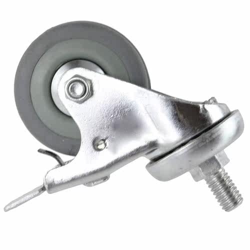 Heavy Duty Swivel Bolt Castor Wheels with Brakes (50mm, Pack