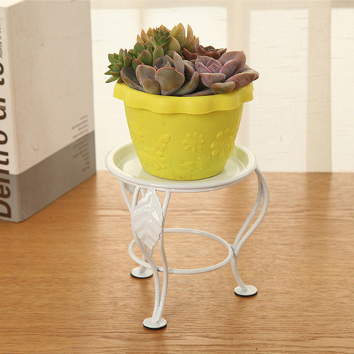 2pcs Indoor Outdoor Table Mini Plant Stand Rack Flower Pot